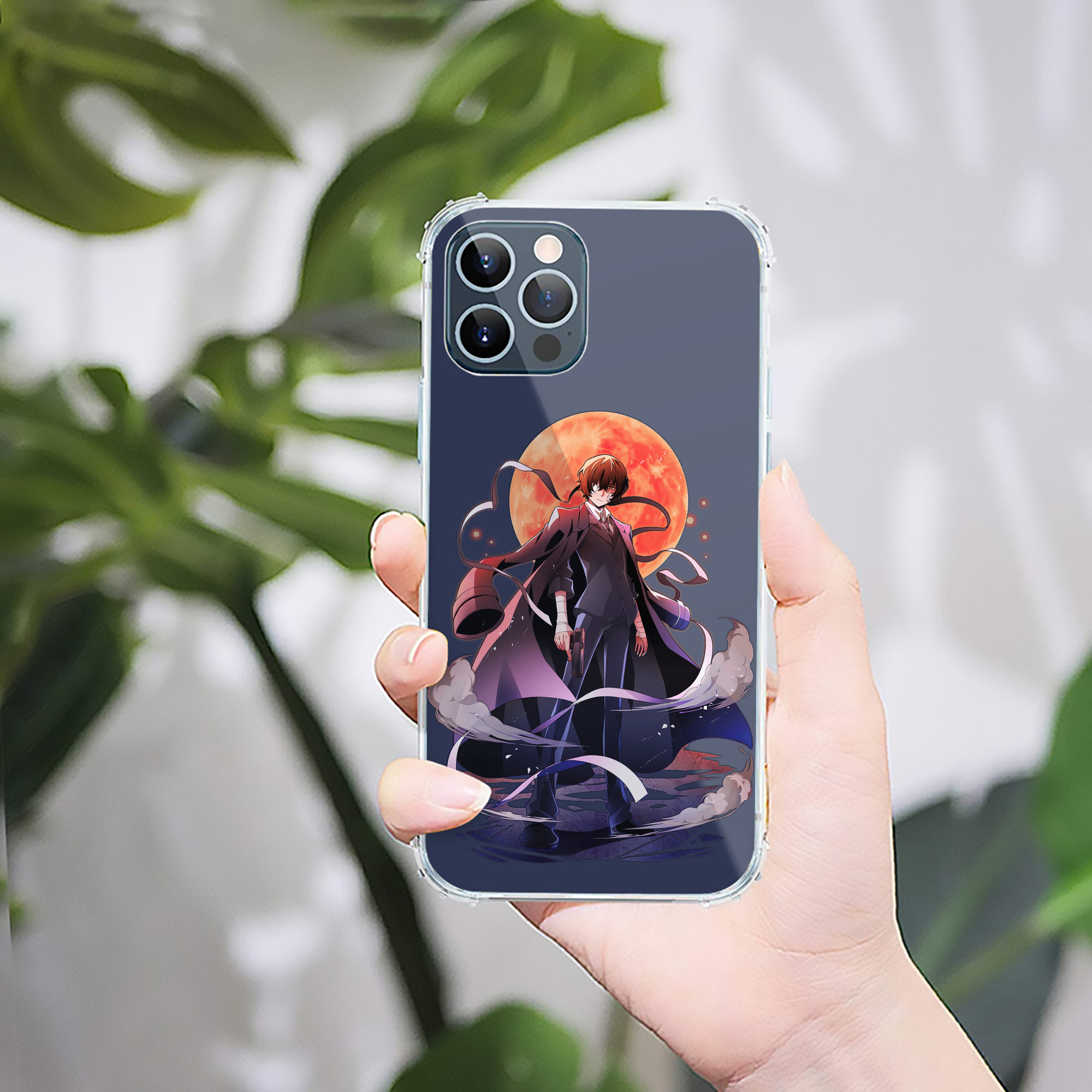 （画像用） 文豪ストレイドッグス Bungo Stray Dogs 【iPhone 12シリーズ対応】透明スマホケース（クリアソフトケース）